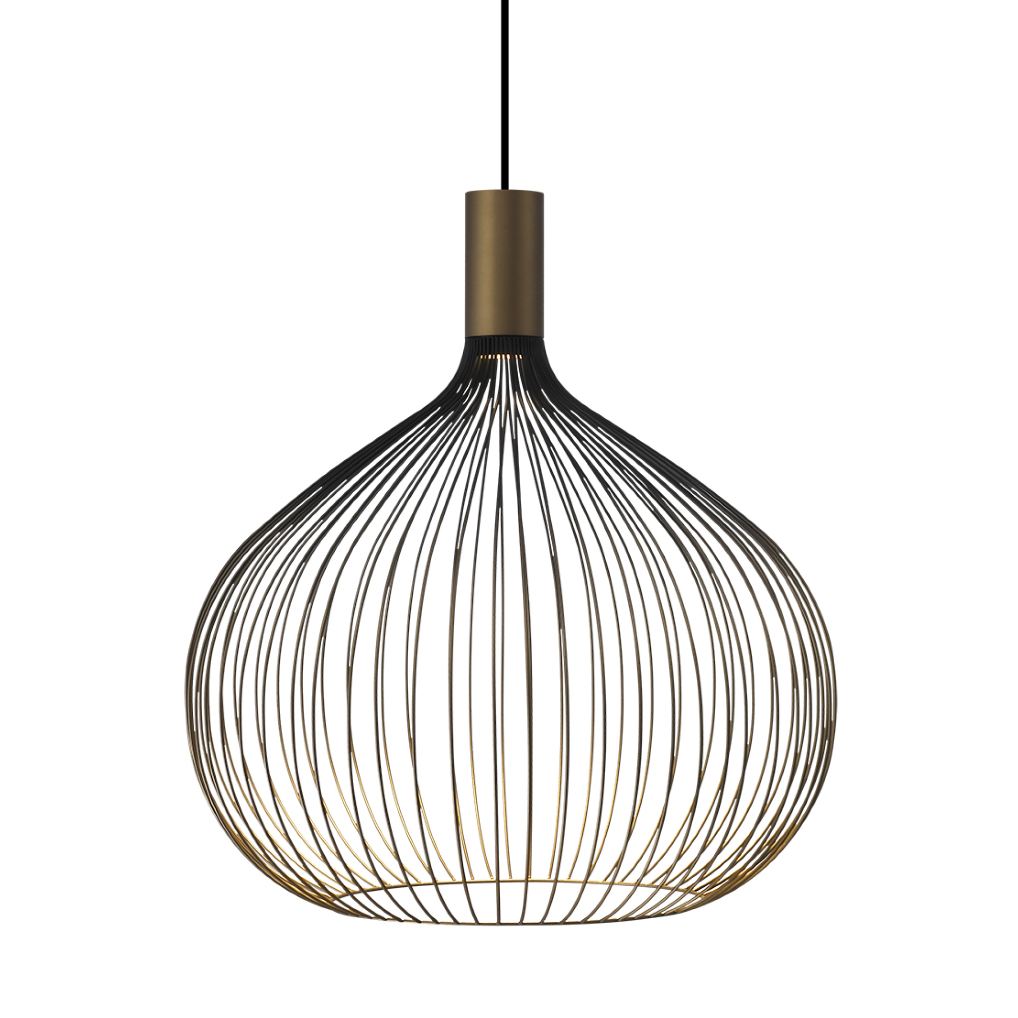 Isabel Hanglamp Zwart Goud