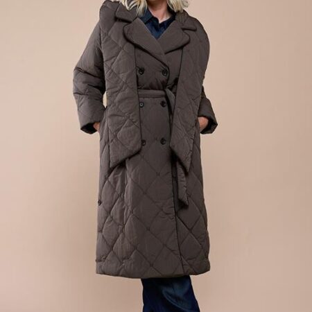 Ivana Trenchcoat Bruin Maxi