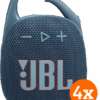 JBL Clip 5 Blauw 4-pack