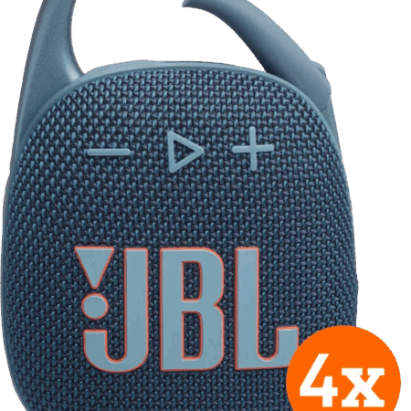 JBL Clip 5 Blauw 4-pack