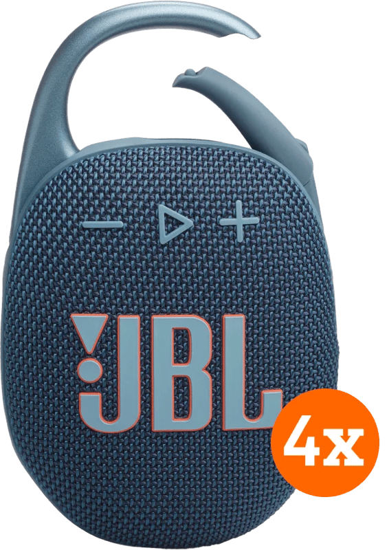 JBL Clip 5 Blauw 4-pack