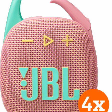 JBL Clip 5 Roze 4-pack