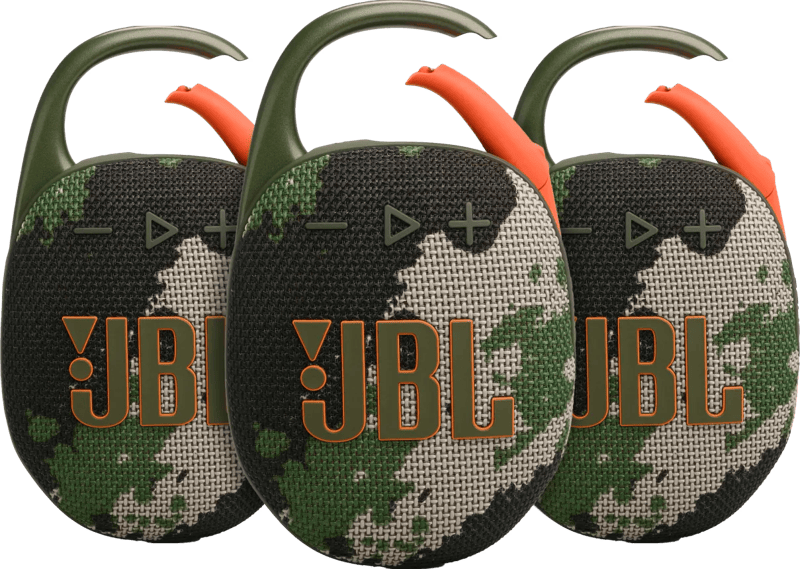 JBL Clip 5 Squad 3-pack