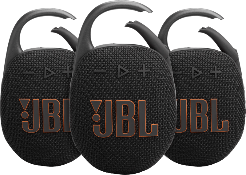 JBL Clip 5 Zwart 3-pack