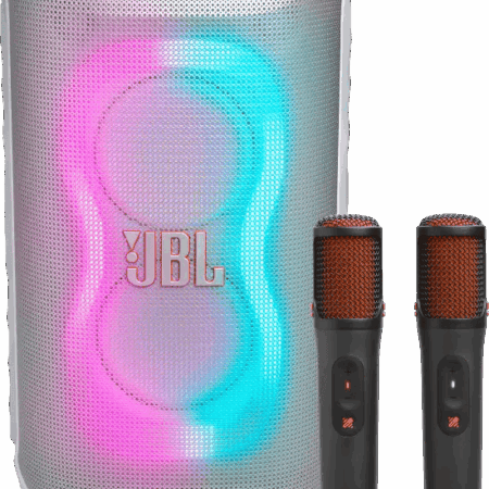 JBL Partybox 130 Wit + JBL Easysing Mics