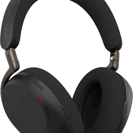 Jabra Evolve3 85 UC Link390c Draadloze Office Headset Zwart