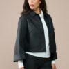 Jaily Coated Jacket Zwart