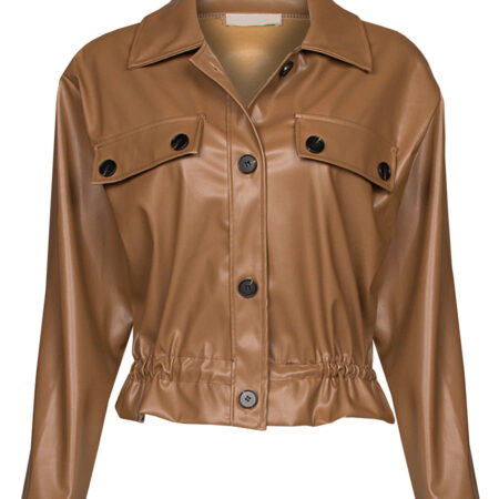 Jasje Leatherlook Bruin
