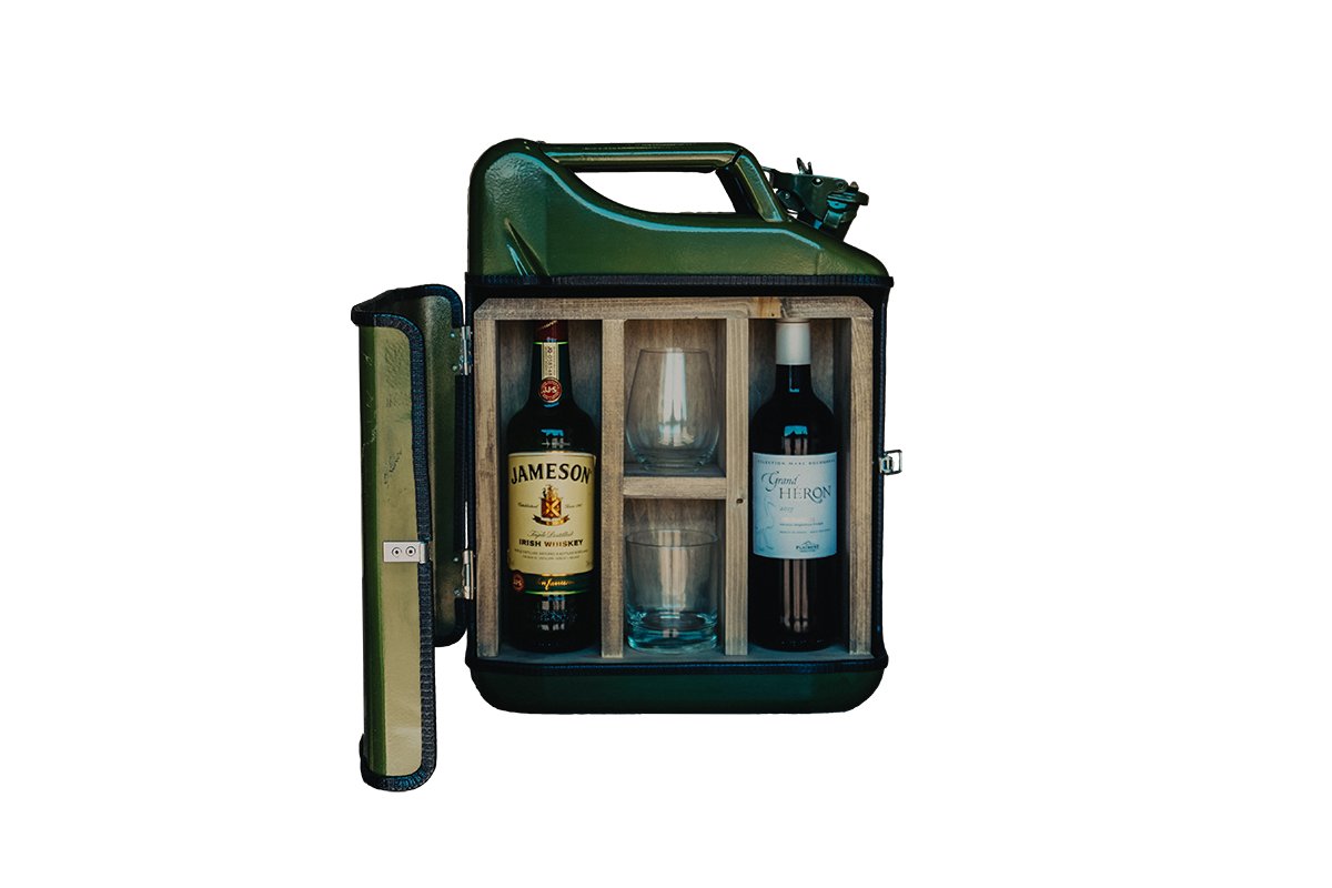 Jerrycan His & Hers Bar - Groen - Uniek geschenkidee - Praktisch en Stijlvol - Ideaal als cadeau | DESIGNED BY MAN
