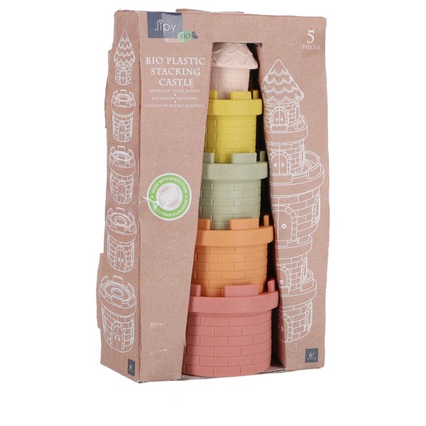 Jipy Bioplastic Stapel Kasteel 5 Delig | Jipy