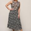 Jody Kanten Rok Zwart Maxi