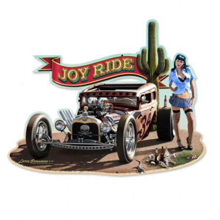 Joy Ride Hot Rod Zwaar Metalen Bord | 31% korting | Bennies Fifties