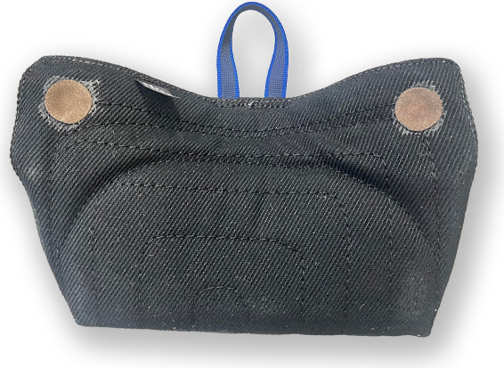 Bijtkussen met 2 handgrepen - 38cm - Diverse kleuren - Katoen/nylon