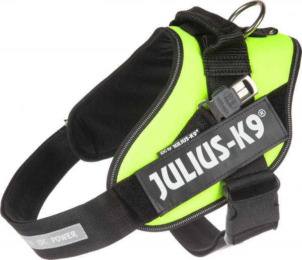 Julius K9 Blindengeleidehond tuig - Neon groen - Maat 2