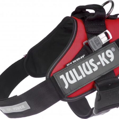 Julius K9 Blindengeleidehond tuig - Rood - Maat 1