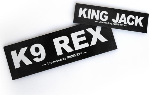 Julius K9 Eigen Naam Label Per Stuk - Enkel de naam