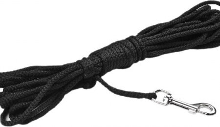 Julius K9 Zwemlijn 4mm x 10m - Zwart