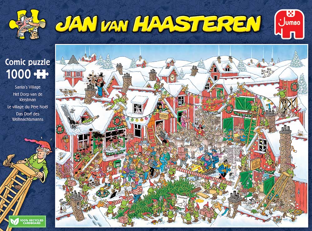 Jumbo JvH puzzel Santa's village 1000pcs | Jumbo