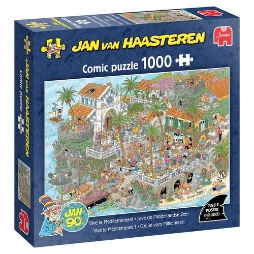 Jumbo Puzzel Jan Van Haasteren Leve De Middellandse Zee (1000st) | Jumbo