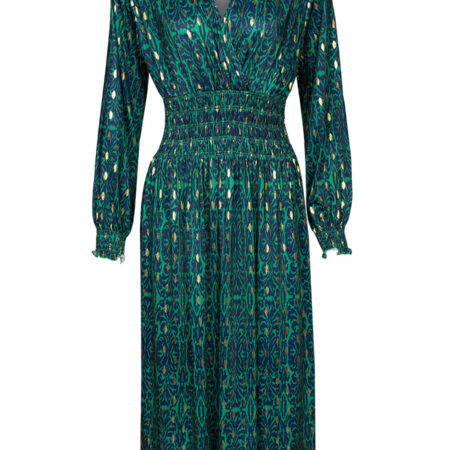 Jurk Melissa Blauw Goud