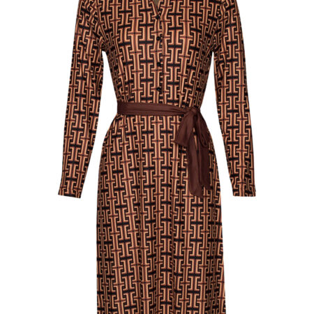 Jurk Peggy Bruin
