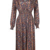 Jurk Valerie Blauw Goud
