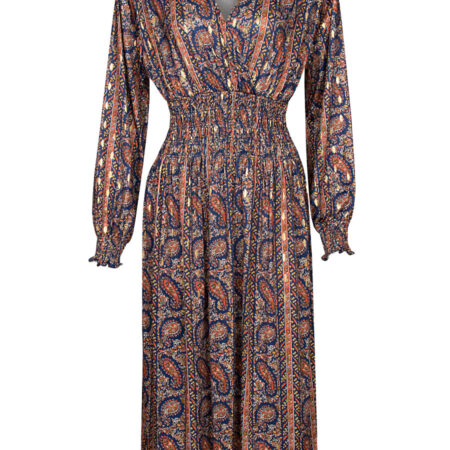 Jurk Valerie Blauw Goud