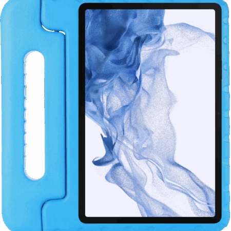 Just in Case Classic Samsung Galaxy Tab S9/S9 FE/S10 FE/S10 Lite Kids Cover Blauw