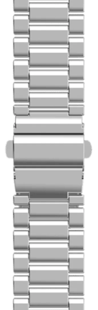Just in Case Rvs Bandje Zilver voor Apple Watch 40/41/42 mm