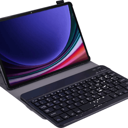 Just in Case Samsung Galaxy Tab S9/S9 FE/S10 FE/S10 Lite Toetsenbordhoes QWERTY Zwart