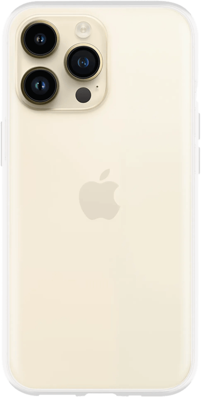 Just in Case Soft Design Apple iPhone 14 Pro Max Back Cover Transparant