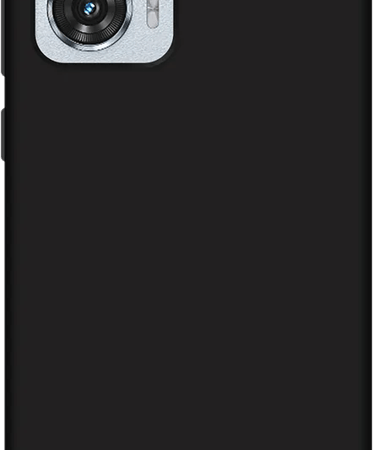 Just in Case Soft Design Motorola Edge 50 Fusion Back Cover Zwart