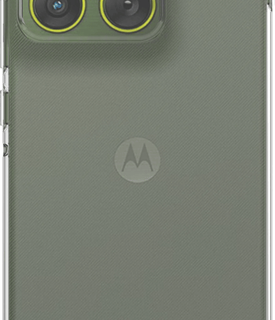 Just in Case Soft Design Motorola Edge 70 Back Cover Transparant