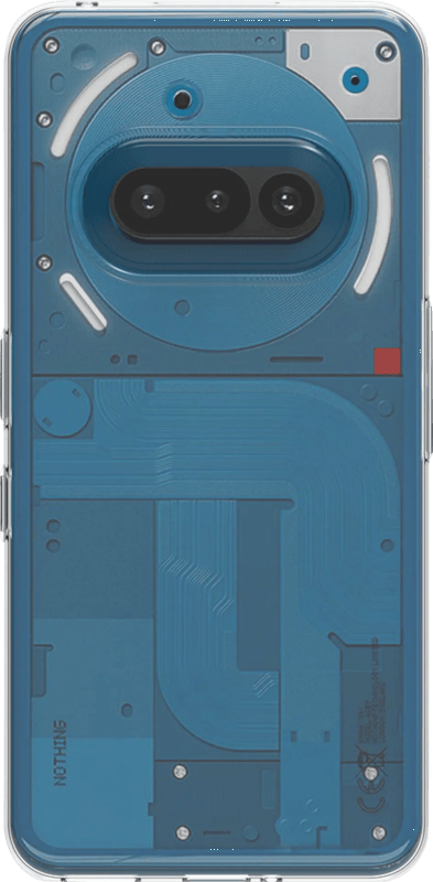 Just in Case Soft Design Nothing Phone (3a) Back Cover Transparant