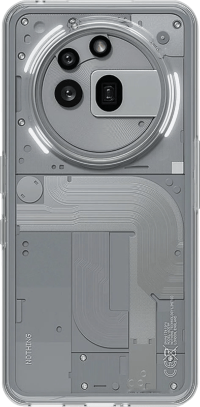 Just in Case Soft Design Nothing Phone (3a) Pro Back Cover Transparant