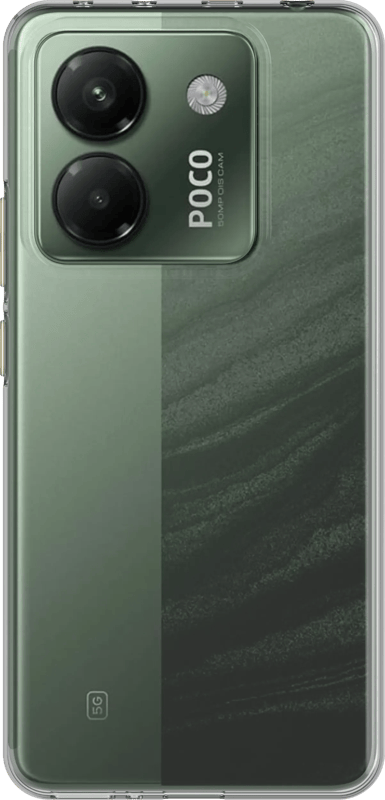 Just in Case Soft Design POCO M7 Pro Back Cover Transparant