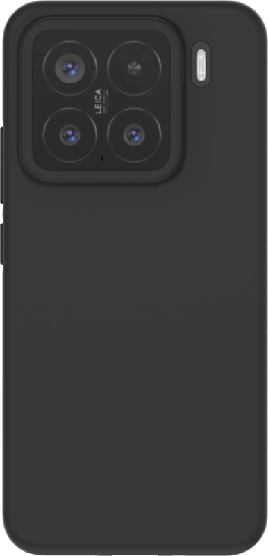 Just in Case Soft Design Xiaomi 17 Back Cover Zwart