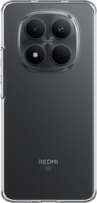 Just in Case Soft Design Xiaomi Redmi Note 15 Back Cover Transparant