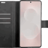 Just in Case Wallet Samsung Galaxy S25 Edge Book Case Zwart
