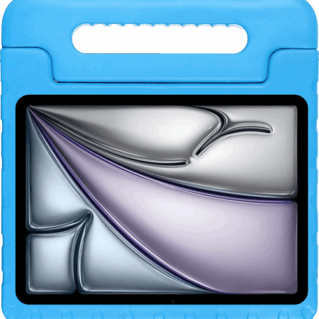 Just in Case iPad Air (2026/2025/2024) Kids Cover Blauw