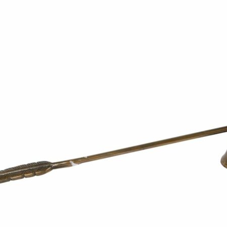 Kaarsendover Feather oud goud