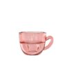 Kaarsenhouder Koffie roze Ø8xH5cm | Ideas 4 seasons