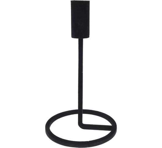 Kandelaar 19cm Zwart |