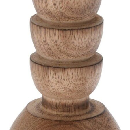 Kandelaar Hout 15.5cm |