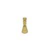 Kandelaar bruin glas H15cm | Countryfield