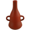 Kandelaar fles m/2xoor Piper red-L12B15