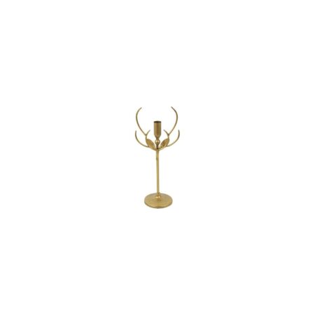 Kandelaar goud metaal H33cm | Countryfield
