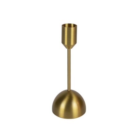 Kandelaar metaal 15cm goud | Svenska Living