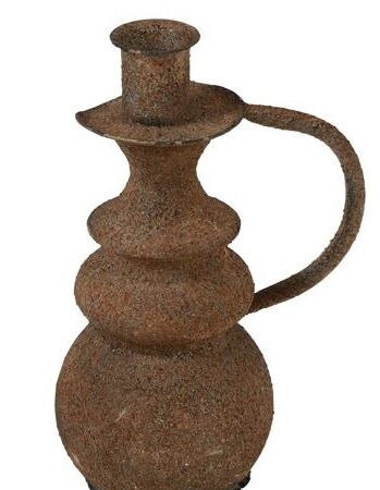 Kandelaar roest metaal 11x8x17cm | Countryfield