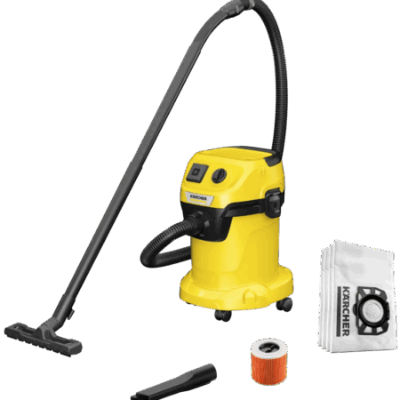 Karcher WD 3 P V-17/4/20 + Karcher Stofzuigerzak voor WD 2 Plus / WD 3 (4x)